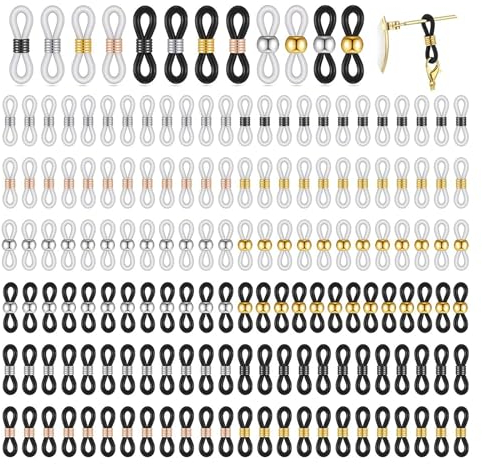 Goiern® 48 Pieces Silicone Glasses Chain Ends Connector Glasses Brillenband - brillenkette für Damen - Hochwertige Brillenbänder für Outdoor-Aktivitäten