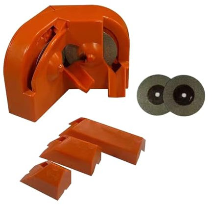 LOVIVER Affûteuse pour foret électrique, outil de meulage robuste avec 3 supports de meulage, petite taille pour tous les Types de forets, avec 2 disques supplémentaires