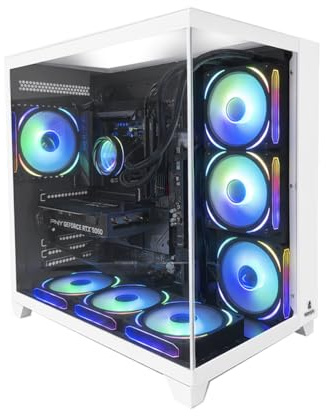 NitroPC - PC Gaming Extremo Silver (Intel Core i7 12700KF 12/20 5.0GHz, RX 9060 XT16GB, RAM 32GB, M.2 1TB, Windows 11 Pro, WiFi) Ordenador de sobremesa, PC Gamer (Blanco)