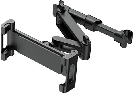 PIQIUQIU Supporto per poggiatesta auto, girevole a 360°, universale per tablet e cellulare per dispositivi da 4,7 a 11 pollici