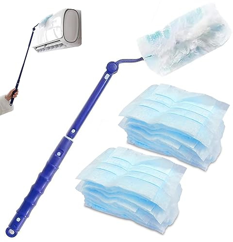 Fluffy Dusters Refills 21PCS Disposable Anti-Static Dusters Refill with Extendable Handles Replacement for Cleaning for Car Table Furniture