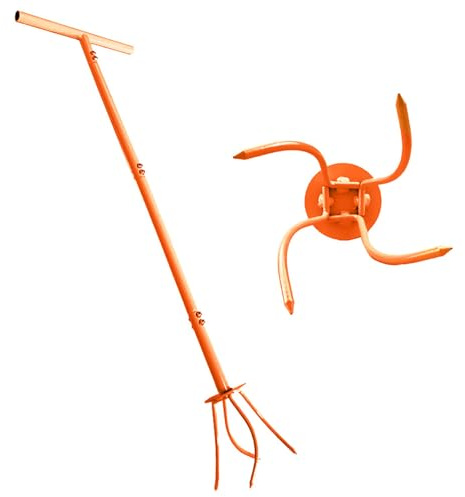 YWPYMX Pinze da Giardino Scavatori di Buche Strumenti per Diserbo del Prato Artigli da Giardino Pale da Potatura Trapiantatori di Sementi Attrezzi da Giardino Orange