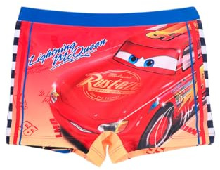 Disney Pixar Cars Shorts de Bain Garçon, Maillot de Bain Boxer pour Enfant, Tailles 3 à 6 Ans