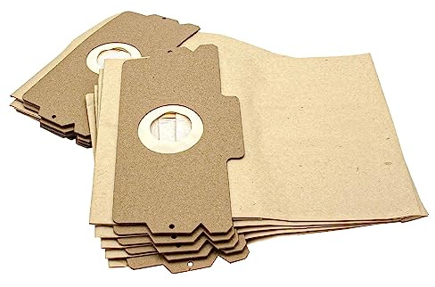 vhbw 10 Papier Staubsaugerbeutel Filtertüten Gr. 12/15 kompatibel mit AEG Electrolux Staubsauger Vampyr 500 600 1100 2000 5000 6000 Serie und Comfort 1100E