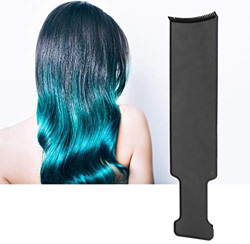 Balayage Highlighting Board, Balayage Board With Teeth, Professional Hair Dye Paddle For Salon Home Use Hair Coloring(Large black)