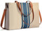 Laptop Tote Bag for Women 15.6 Inch Canvas Laptop Handbag Computer Work Bag Large Business Briefcase Shoulder Bag for Women Blue