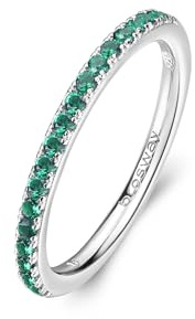 Brosway Anello Donna in Argento e Life Green | Collezione Fancy - FLG65B