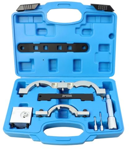 Kit de herramientas para sincronización del árbol de levas del turbo DPTOOL Compatible con Vauxhall Opel Aveo Cruze Orlando 1.0 1.2 1.4 Motor 2009-2020 con tensor de correa y llave de sujeción Torx