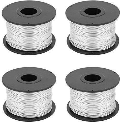4 st 110 m 0,8 mm svetstråd, stålförstärkningsband för automatisk bindningsmaskin med högkvalitativ ståltråd med låg kolstål efter specialprocess