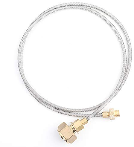 MAGT Gaskartuschen Adapter, Campingkocher Adapter Schlauch Camping Gasherd Adapter Gastank Umwandlungs Kopf Adapter Haushalt LPG Gasflaschen Adapter