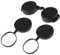 Milisten 3 Pcs Rubber Eyepiece Lens Cap for Binoculars, Small and Lightweight Objective Lens Cover, Dust protection and Scratches, Easy to Replace and Carry