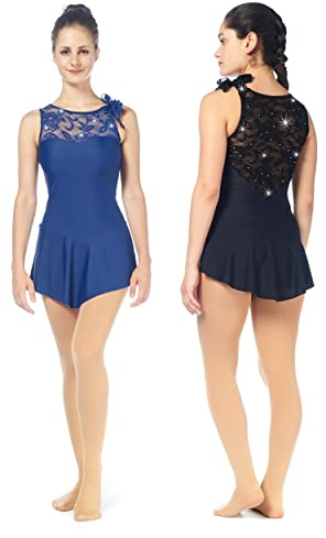 SKATE GURU SAGESTER Style: 191 Figure Skating Dress/Color: Blue, Size: XL