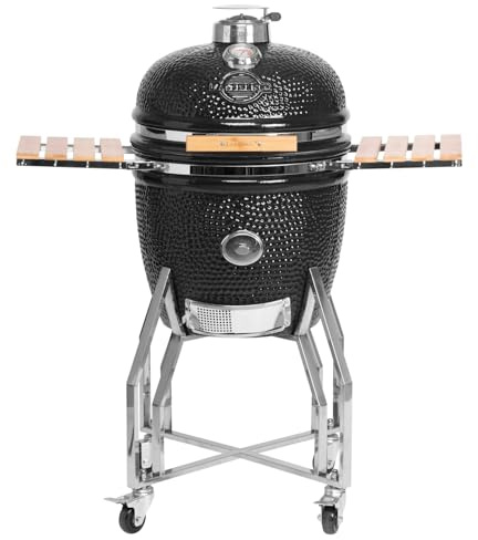 YAKINIKU LARGE Kamado grill con base, tavolo laterale e set pro