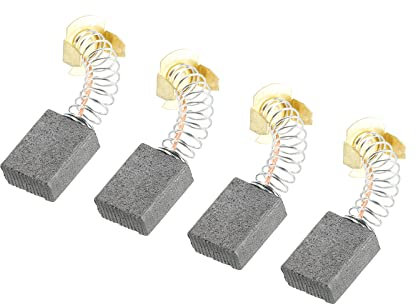 PATIKIL Carbone Brosses 16x13x6mm pour Électrique Moteurs Alimentation Outil Meuleuse Angulaire Table Scie Rechange Pièce Réparation, 4 pcs