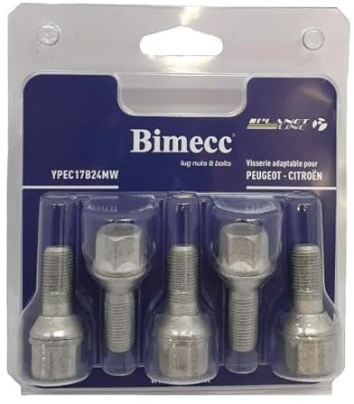 BIMECC YPEC17B24MW 5x Boulon de roue Boulon De Roue & Écrou De Roue