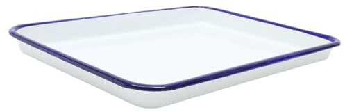 DECHOUS Contenedor Para Alimentos Bandeja Esmaltada Multifuncional Para Horno y Cocina Fácil De Limpiar