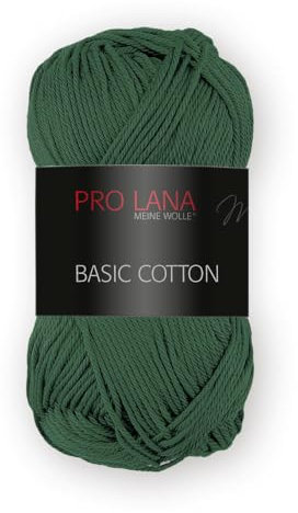 Pro Lana Basic Cotton ca. 125 m 50 g (0072 - Tannengrün)