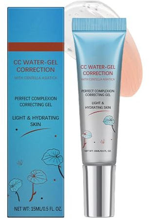 15 ml*2 Crème CC Avec Centella Asiatica, Crème CC Correctrice De Couleur, Correctrice De Couleur, CC Red Correct, Crème Hydratante Teintée Et Correctrice De Rougeurs Pour Le Visage
