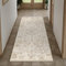 HUGEAR Vintage Beige Waschbarer Läufer Teppich Flur 60x180cm Bettvorleger Küchen Wohnzimmer Schlafzimmer Teppiche rutschfest Kurzflor Weich Flurläufer Teppichläufer