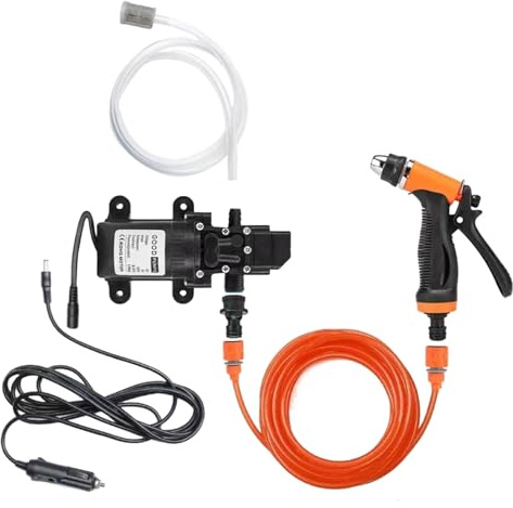 Ocastuted Portable Pressure Washer,Pressure Washer Portable Cleaner for Car - Multi-Purpose Electric Machine Auto-Stop for Patio Driveway Sidewalk RV Watering Gardening