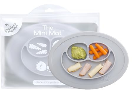 ezpz Mini Mat - Gris claro - 12+ meses