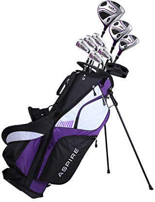Golf Club Set in Purple, Right Handed