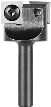 SpeTool Planfräser 8mm Schaft 26mm Schnittdurchmesser Hobelfräser mit Wendeplatten Planfräser für Oberfräse 2 Flöten CNC Fräser Flächenfräser für holz Abflachfräser Oberflächenbit