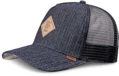 Djinns Denim Wishy Indigo HFT Casquette de Camionneur Réglable