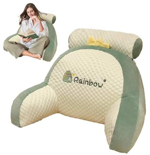 Genérico Almohada De Lectura - Almohada De Espalda para Sofá | Almohadilla Lectura Cama | Grande Cojín Lección | Cojin Respaldo | Cojín Apoyo para La Espalda para Leer O Jugar En La Cama Sofá Suelo