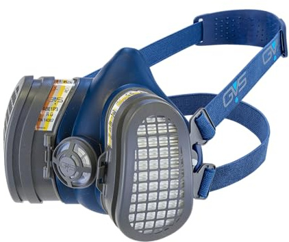 GVS SPR231J Maschera Elipse con filtri sostituibili ABE1P3 per Gas Organici, Inorganici e Polveri, taglia XL