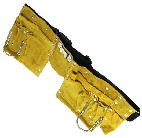 Bolsa de Cinturón de Trabajo | Portátil Para Trabajo Pesado | Delantal de con Bolsa para Herramientas | Para Manualidades, Exterior, Hogar, Jardín, Reparación, Taller, Utilidad, Mantenimiento