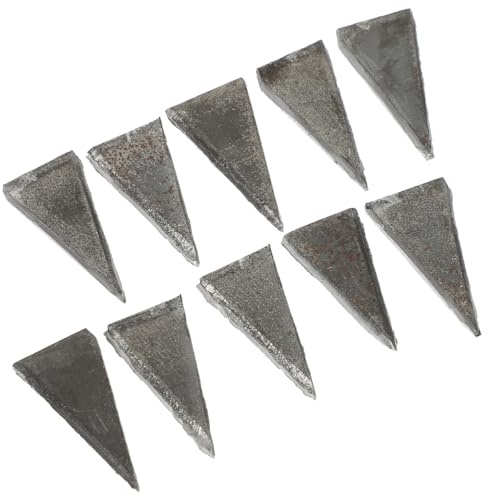 MAGICLULU Coin Métallique Pratique et Résistant Lot de 20 pour Axe Coins en Acier au Carbone Accessoire pour Installation et Blocage de Manches D'outils