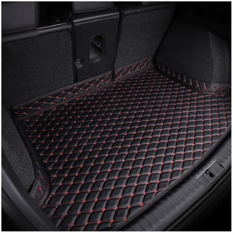RYOSRKQMK Tappetini Bagagliaio per Dacia Sandero 3/Sandero Stepway III 2021-2024- 2026, Vasca Baule su Misura in Pelle, Protezione Bagagliaio Auto Antiscivolo Impermeabile,D