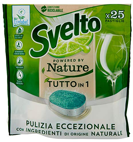 Svelto Tutto in 1 Pastiglie per Lavastoviglie 25 lavaggi - 438 g