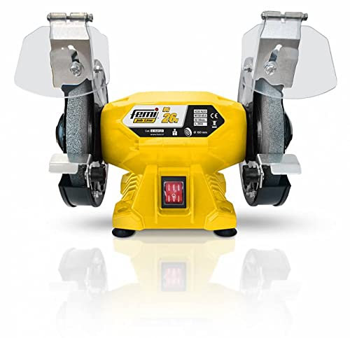 FEMI BG 26N smerigliatrice levigatrice affilatrice da banco doppia mola 150W