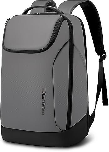 BANGE Business Smart Backpack 15.6 Inch Laptop Backpack Travel Backpack grey(no usb)