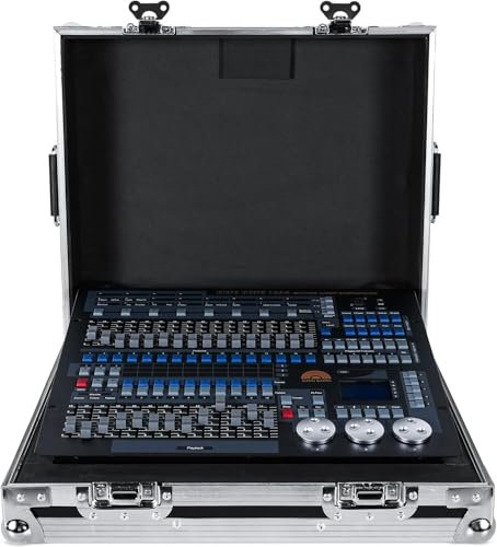 Controller DMX, Console DMX 1024 canali con Flight Box, Controller da discoteca DMX 512, Spettacolo di luci, Festa, Controller DJ con testa mobile