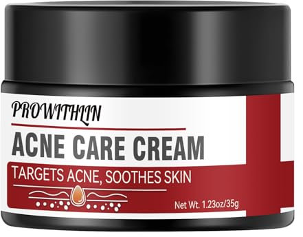prowithlin Crema para el Acné 35g – Crema Antiacné para Eliminar Imperfecciones, Reduce Brotes de Acné y Puntos Negros, Solución Rápida y Efectiva para el Acné, Apta para Todas las Edades y Géneros