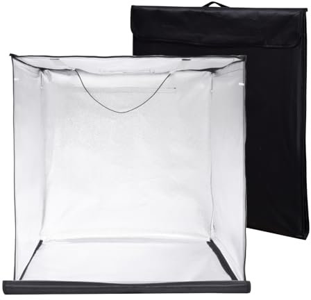 Scatola luminosa per fotografia, scatola fotografica pieghevole, con 5 sfondi, panno luminoso morbido per giocattoli, orologi, gioielli, trucco