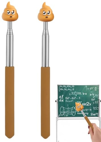 IKOPFLN 2 Pezzi Puntatore Telescopico per Insegnanti Allungabile Mano Bastone Puntatore Mini Bastone Retrattile per Insegnanti Puntatore Dito per Insegnanti in Classe Ausili per Insegnanti