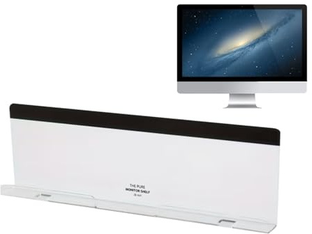 Computer Monitor Memo Board | Acrylic Stand for Screen,Computer Sticky Note Holder,for Desktop Office Work Business Home Women Men Laptop