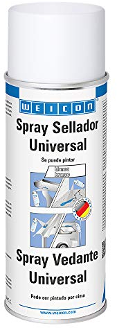 WEICON Spray Sellador Universal | 400 ml | Sellado impermeable para uso interior y exterior | Blanco