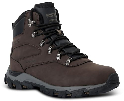 Regatta Men's Holcombe Classic Walking Boots Water Resistant Padded Durable Hiking Footwear