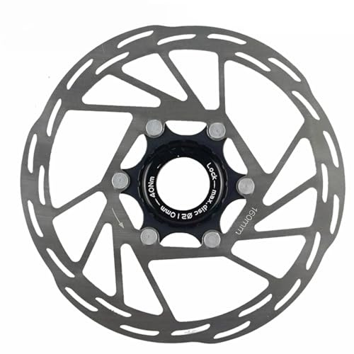 Cykelbromstrumma bakre broms Center Lock Disc Rotor Cykelbroms Rotor Värmeavledning Flytande rotor 140mm 160mm 180mm MTB Road Skivbroms cykel bakre band bromsenhet(160mm 1pcs)