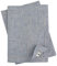 Linen & Cotton Set de 2 Manteles Individuales de Tela Tapetes de Mesa Scandi – 100% Lino, Gris (44 x 30 cm) Lavables Rectangulares Salvamanteles Tejido para Casa Cocina Mesa de Comedor Plato de Cena