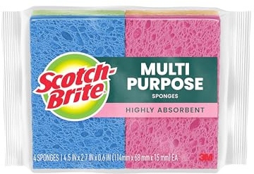 Scotch-Brite Multi-Purpose Sponges, 40 Pack