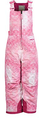 Arctix Infant/Toddler Chest High Snow Bib Overalls, Ombre Magenta, 3T