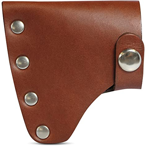American Bench Craft Leather Hatchet Sheath fits ESTWING Hatchet Sportsman's Axe Models E14A & E24A - (Hatchet Not Included) (Brown)