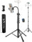 Victiv 197cm Hoch Handy Stativ, Flexibel Overhead Smartphone Stativ, mit 25cm Verstellbarer Schwanenhals, Fernauslöser für Selfies, Aluminium Kamera Phone Tripod für Sony DSLR & iPhone16 15 14 Pro Max