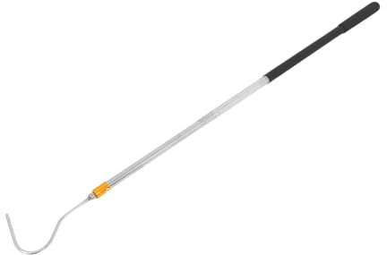 SEWOART Schlangenhaken Zusammenklappbar Edelstahl Teleskopstange Verstellbar Für Haustierschlangen Werkzeug Fangstange Reisen Tierausrüstung